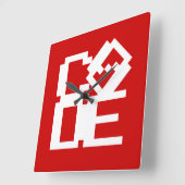 CODE VIERKANTE KLOK (Hoek)