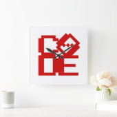 CODE VIERKANTE KLOK (Huis)