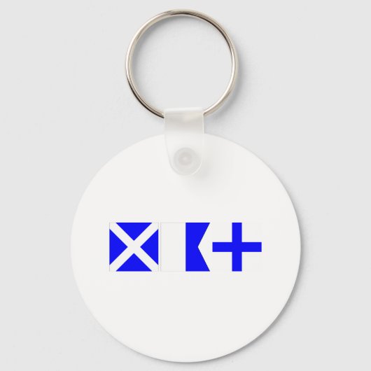 Code vlag max. sleutelhanger (Voorkant)