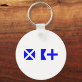Code vlag max. sleutelhanger (Voorkant)