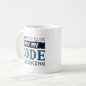 Code-werkkoffie-Mok Koffiemok (Voorkant links)