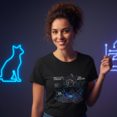Code Whisperer Développeur Chat Femme noir T-shirt