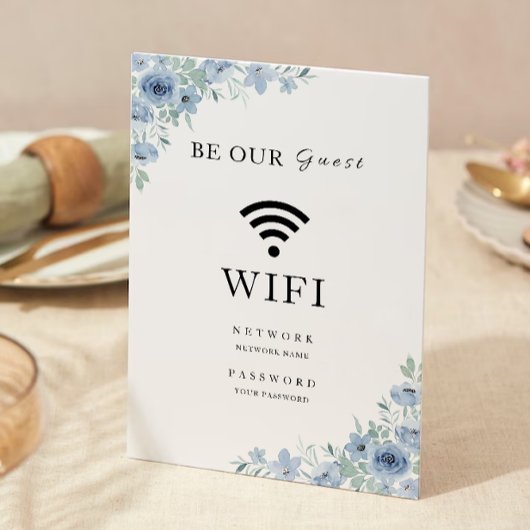 Code Wifi Bleu, Invitation Connect