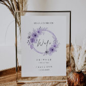 Code Wifi Violet, Invitation Wifi Connect