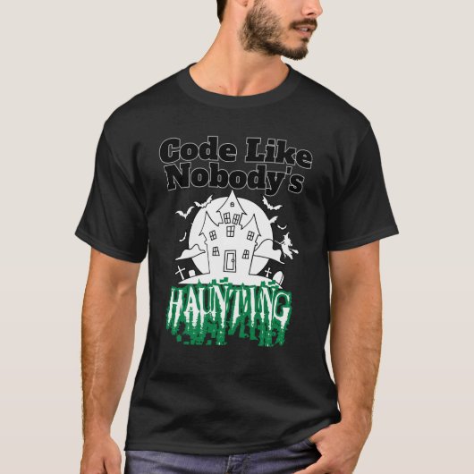Code zoals niemand spookt.b t-shirt (Voorkant)