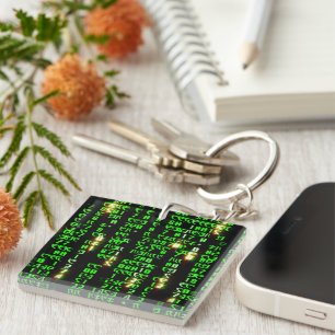 Codecombinatie Acrylische Sleutelhanger