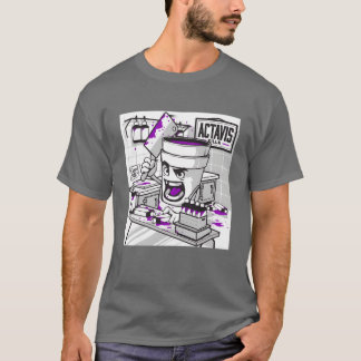 Codeïne Lean Hoestsiroop Dubbele Beker Sizzurp Dra T-shirt
