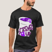 Codeïne Sizzurp in de hand geschroefd bij het test T-shirt (Voorkant)