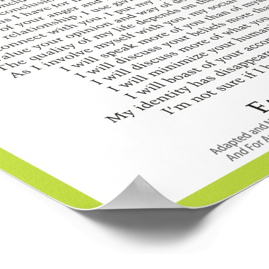 Codependentie vertelt de waarheid poster (Hoek)