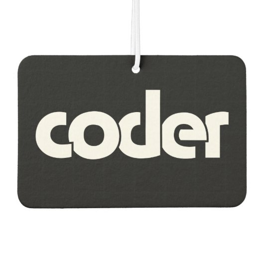 Coder Air Freshener Luchtverfrisser (Voorkant)