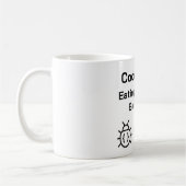Coder Café Mug - Manger des bugs pour le petit déj (Gauche)