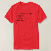 Coder Computer Science Coffee Beer T-shirt (Design voorkant)