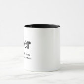 Coder Definition Funny Cute Computer Nerd Gift Mok (Midden)