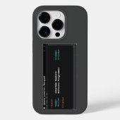 Coder Format Computer Notitieblok Programmer Donke Case-Mate iPhone Case (Achterkant)