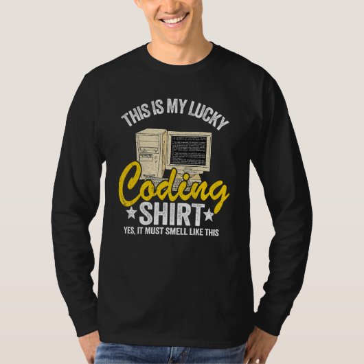 Coder Jokes Geek Computer Programmer Dit is mijn L T-shirt (Voorkant)