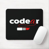 Coder - meisje muismat (Met muis)
