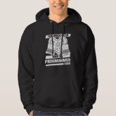 Coder Ontwikkelaar Software Engineer Pizza Program Hoodie (Voorkant)
