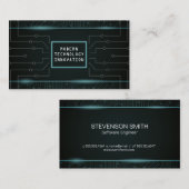 Coder | Programmeur | Carte de visite de carte de  (Devant / Derrière)