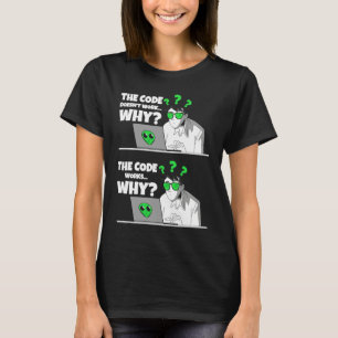 Coder programmeur software engineer Idee IT-fan T-shirt