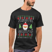 Coder Sinterklaas SQL Clause komt naar de stad T-shirt (Voorkant)