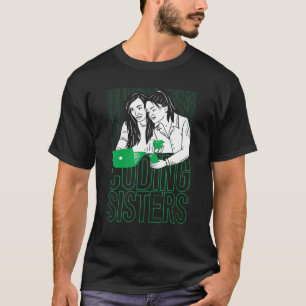 Coder Sisters Software Engineer Ontwikkelaar Coder T-shirt