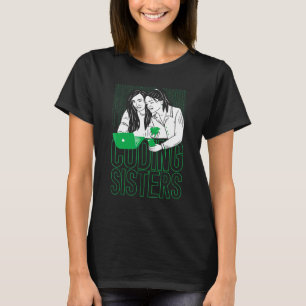 Coder Sisters Software Engineer Ontwikkelaar Coder T-shirt