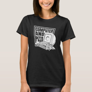 Coder Software Codering Ontwikkelaar Pizza Program T-shirt