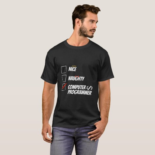 Coder Stoute Codeer Software Engineer Programmeur T-shirt (Voorkant volledig)