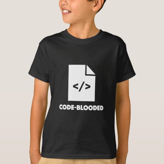 Coder t-shirt programmeur nerd geek (Voorkant)