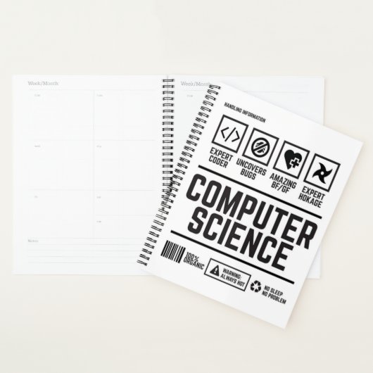 Coder van computerexpert en ontdekt insecten planner (Display)