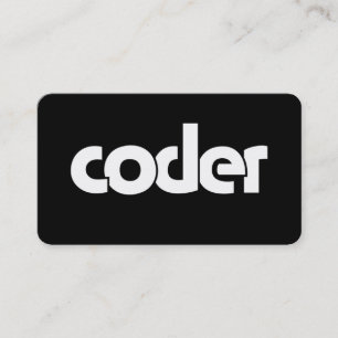 Coder Visitekaartje