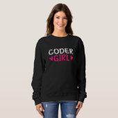 Coderaar Girl, Coding Software Computer Programmin Trui (Voorkant volledig)