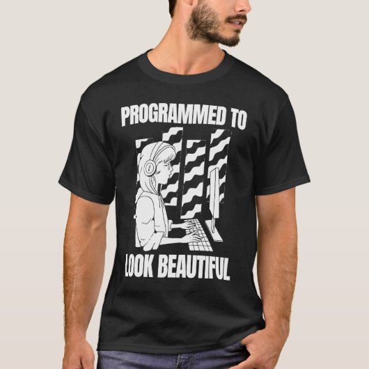 Coderende prachtige softwareprogrammering ontwikke t-shirt (Voorkant)