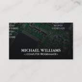 Codering | Computer Microchip-processor Visitekaartje (Voorkant)