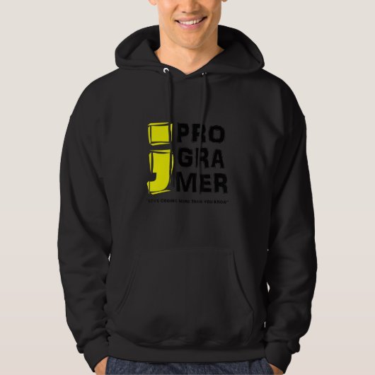 Codering Computer Programmer Love Coding Meer dan Hoodie (Voorkant)