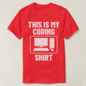 Codering Computerprogrammering T-shirt (Design voorkant)