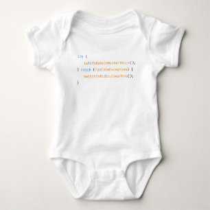 Codering Grappig Schattige Baby Gezegde Code Romper