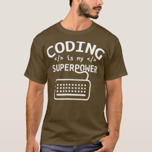 Codering is mijn programma voor software van de Co T-shirt