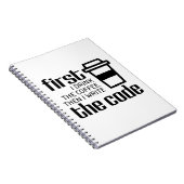 Codering Koffee Computer Programming Code Engineer Notitieboek (Rechterzijde)