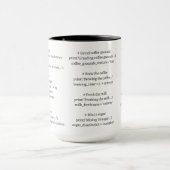 Codering koffiekopje mok (Midden)