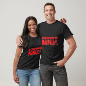 Codering Ninja programmeur Geek T-shirt (Unisex)