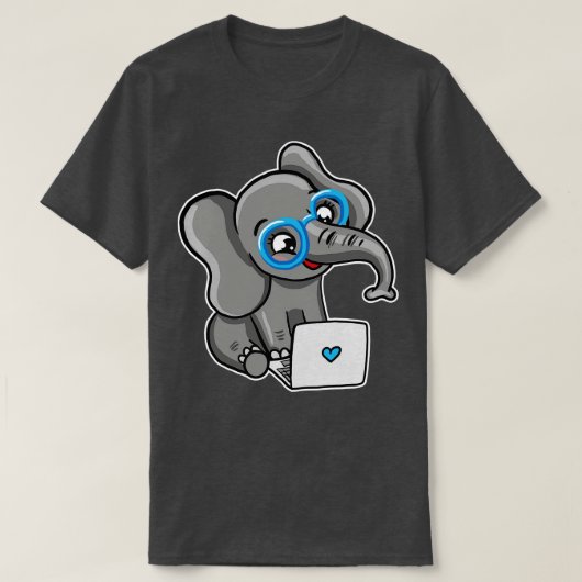 Codering olifant t-shirt (Design voorkant)