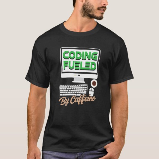 Codering op basis van de code van de Caffeine Geze T-shirt (Voorkant)