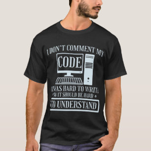 Codering van codeprogramma's t-shirt
