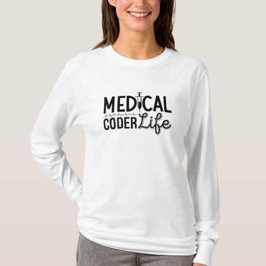 Codering van ICD-programma voor medisch assistent T-shirt (Voorkant)