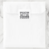 Codering van medische codeurs is belangrijk voor I Vierkante Sticker (Tas)