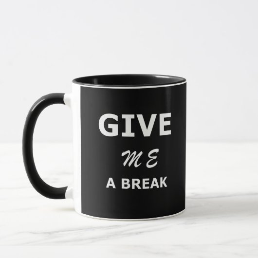 Coderingscode HTML Geef me een breekprogrammeur Mok (Links)