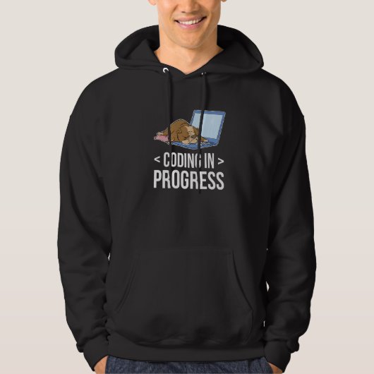 Coderingsprogramma Computer Nerd Hoodie (Voorkant)