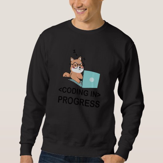 Coderingsprogramma Computer Nerd Trui (Voorkant)