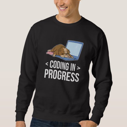Coderingsprogramma Computer Nerd Trui (Voorkant)